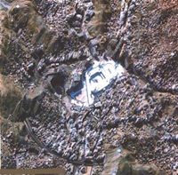 Holy Kaaba Makkah aerial view 2